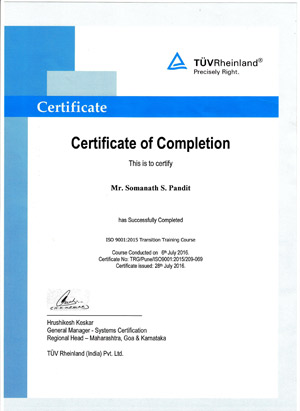 ISO 9001:2015 Transition Training  Course